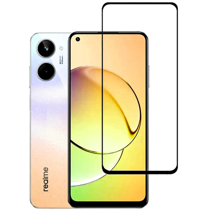 Захисне скло Full Screen Tempered Glass для Realme 10, Black