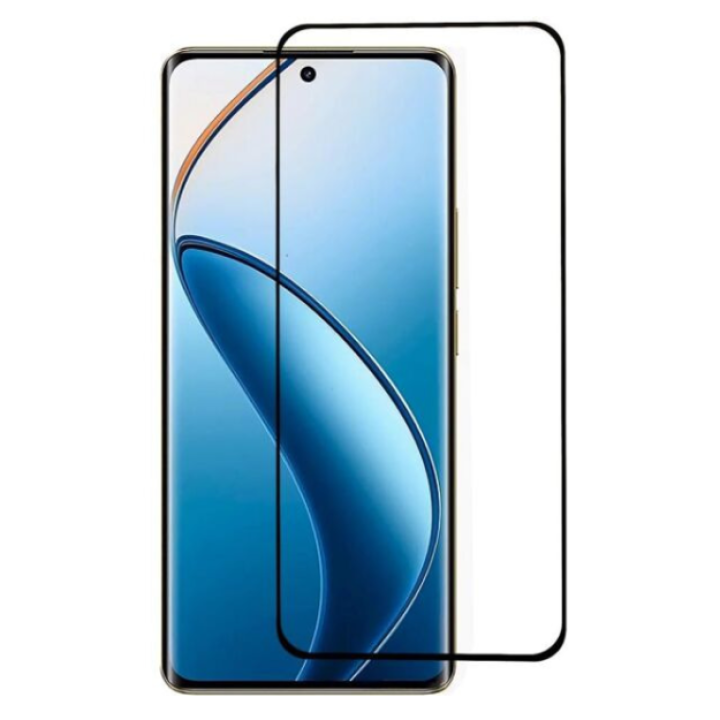 Защитное стекло 3D Full Screen Tempered Glass для Realme 12 Pro / 12 Pro Plus, Black