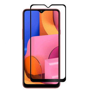 Закаленное защитное стекло Full Screen Tempered Glass для Samsung Galaxy A20s, Black