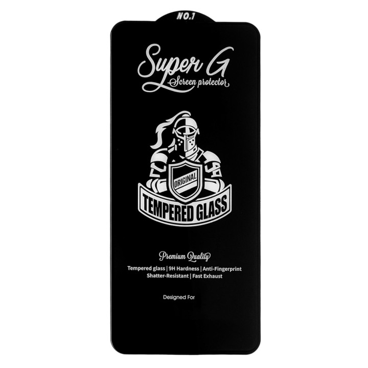 Защитное стекло Super-G Anti-Static Full Glue 2.5D для Samsung Galaxy A55 5G, Black