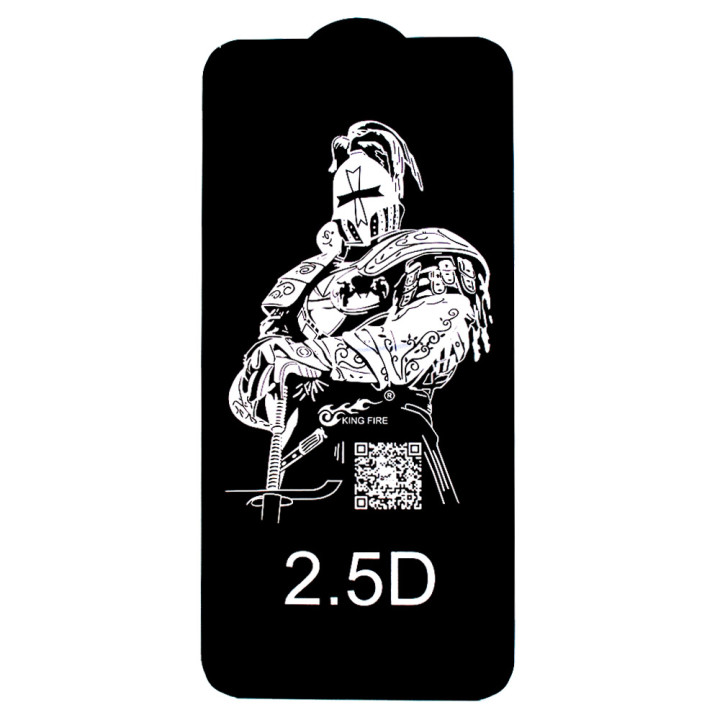 Защитное стекло Full Glue 2.5D King Fire для Samsung Galaxy A71, Black