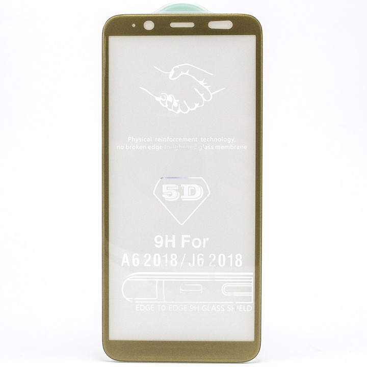 Захисне скло Full Glue Full Screen 5D Glass для Samsung Galaxy A6 2018