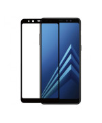 Захисне скло 2.5D FULL SCREEN Tempered Glass для Samsung A8 Plus 2018 (A730)