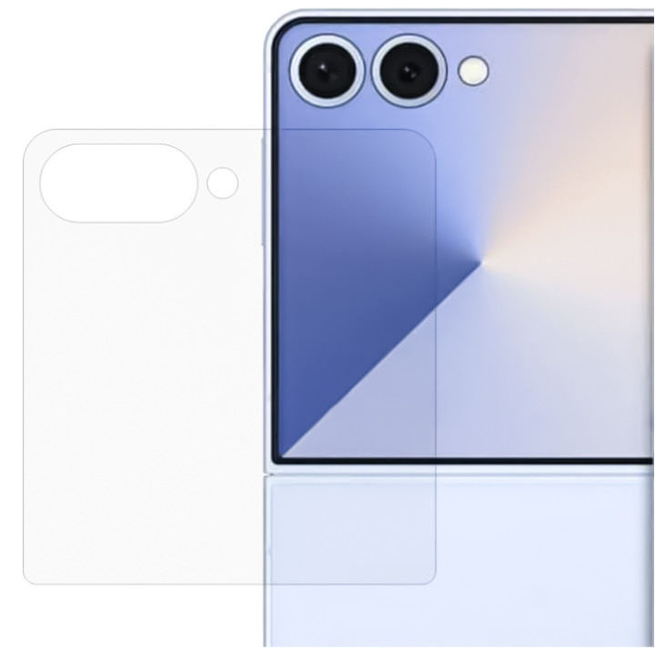 Захисне скло на зовнішній екран Samsung Galaxy Flip7, Transparent