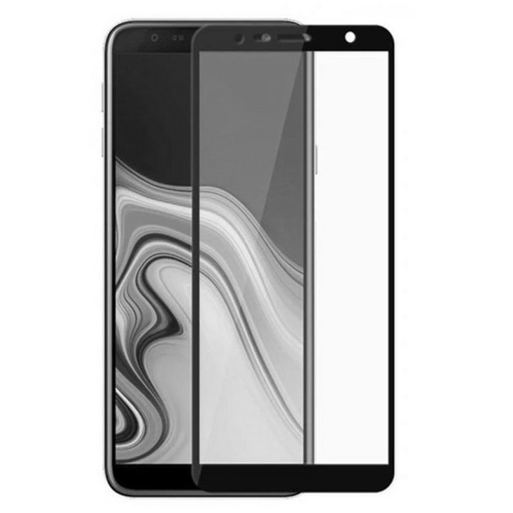 Защитное стекло 2.5D Full Screen Tempered Glass для Samsung Galaxy J4 Plus 2018 (J415) / J6 Plus 2018 (J615) Black