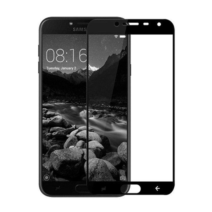 Защитное стекло 2.5D Full Screen Tempered Glass для Samsung Galaxy J400 J4 2018 black