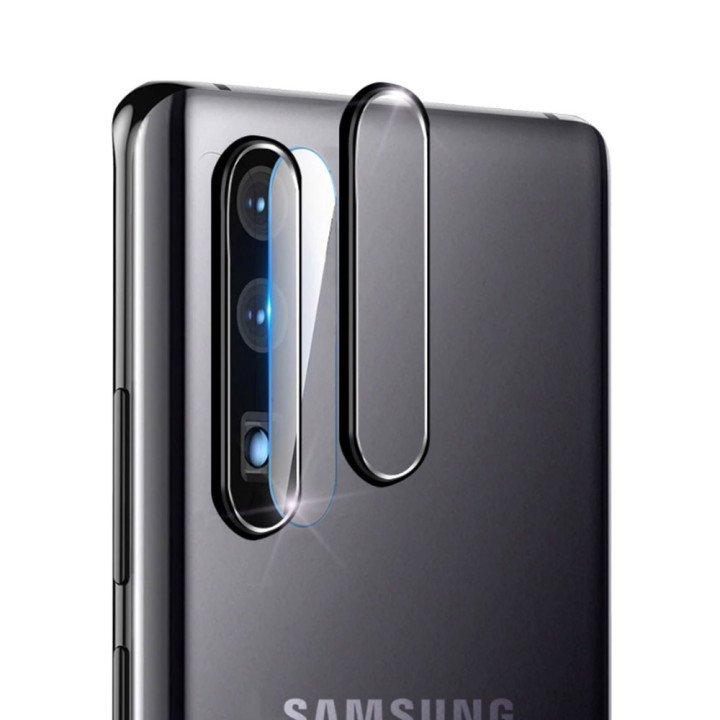 Защитное стекло и рамка Tempered Glass 0,3 мм на заднюю камеру для Samsung Galaxy Note 10 Plus