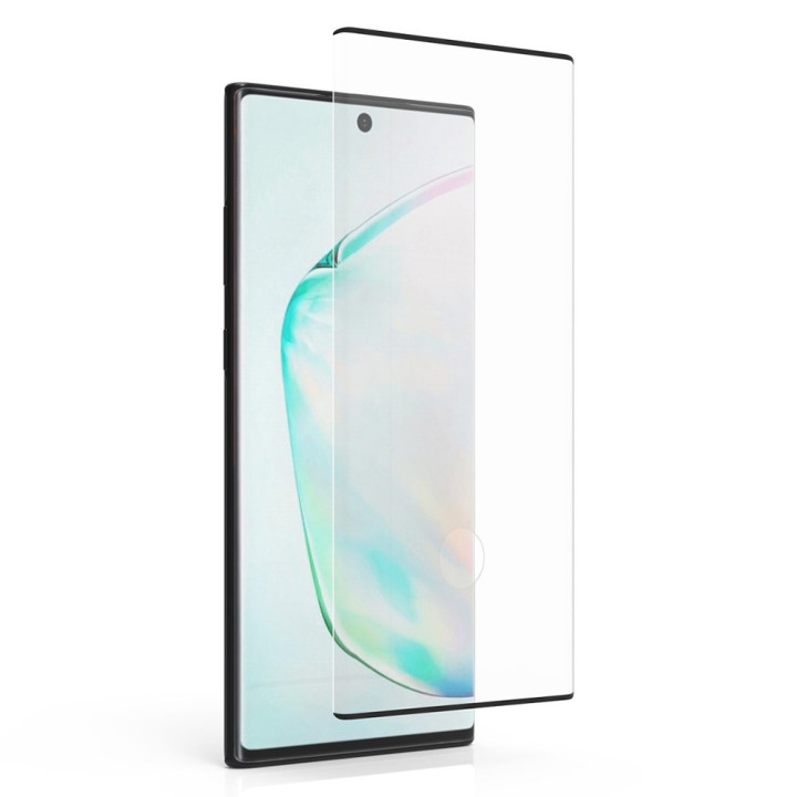 Захисне скло Full Screen Full Glue 3D Tempered Glass для Samsung Galaxy Note 10, Black