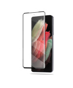 Захисне скло Tempered Glass Full Screen 3D для Samsung Galaxy S22 Ultra, Black