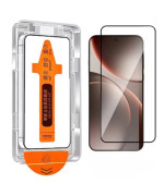 Закалённое защитное стекло Full Screen для Samsung Galaxy S26 с рамкой для автоустановки, Black