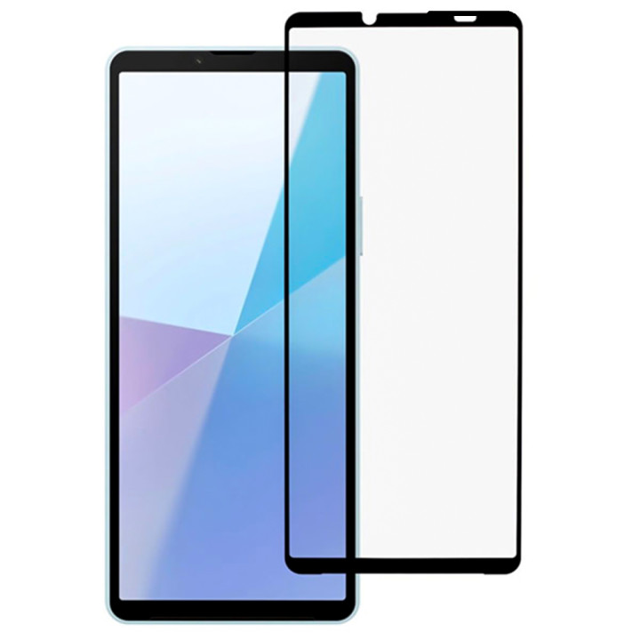 Захисне скло Full Screen Tempered Glass 2.5D для Sony Xperia 10 VI, Black