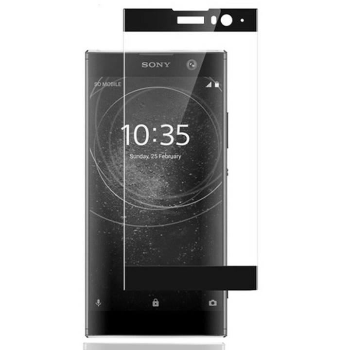 Защитное стекло Full Screen Tempered Glass для Sony Xperia XA2 black