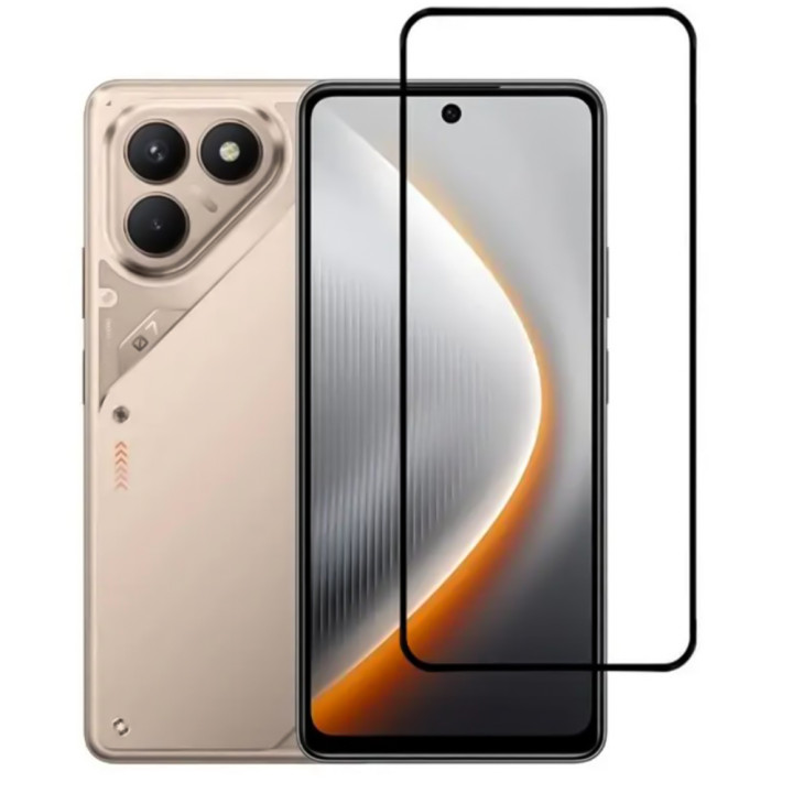 Захисне скло Full Screen Tempered Glass для Tecno Pova 7 4G / Pova 7 Neo