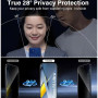 Защитное стекло Privacy Full Screen 360 для Oneplus 15 с поддержкой отсканирования отпечатка пальца
