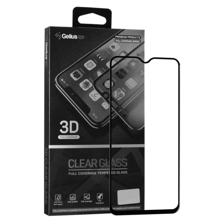 Захисне скло Gelius Pro Full Glue 3D для Vivo Y93 Lite, Black