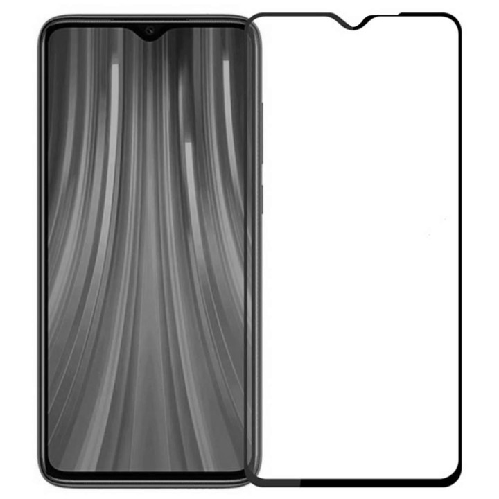 Защитное стекло Full Screen Full Glue 2,5D Tempered Glass для Xiaomi Redmi Note 8 Pro, Black
