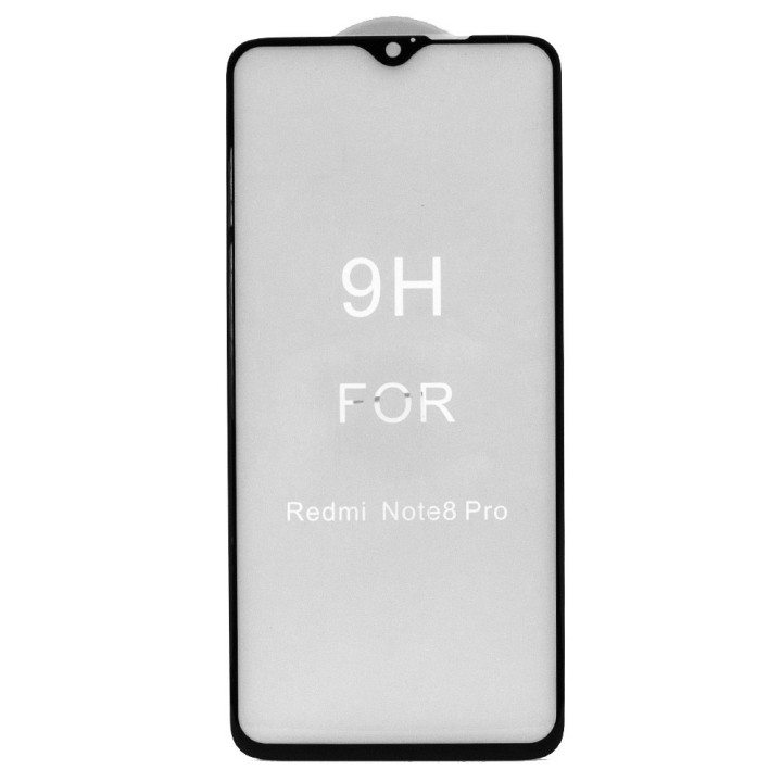 Захисне скло Full Screen Full Glue 5D Tempered Glass для Xiaomi Redmi Note 8 Pro, Black
