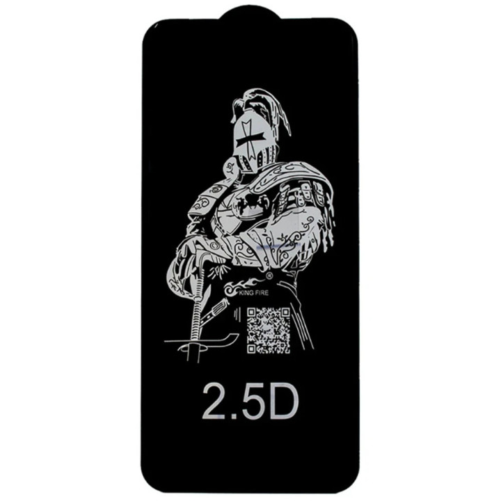 Защитное стекло 2.5D King Fire для Xiaomi Poco C40, Black