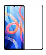Закаленное защитное стекло Full Screen Tempered Glass для Xiaomi Poco M4 Pro 5G, Black