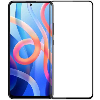 Загартоване захисне скло Full Screen Tempered Glass для Xiaomi Poco M4 Pro, Black