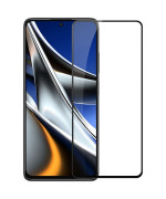 Закаленное защитное стекло Full Screen Tempered Glass для Poco X4 Pro 5G, Black