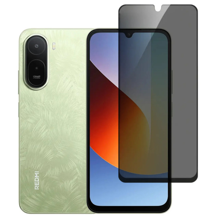 Защитное стекло Privacy Full Screen для Xiaomi Redmi A7 Pro 4G / Poco C85X 5G, Black