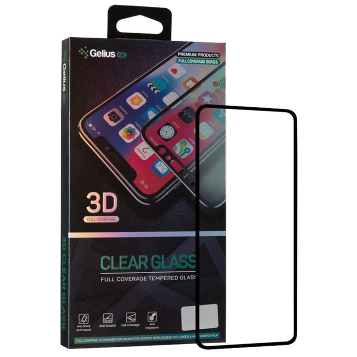 Защитное стекло Gelius Pro Full Glue 3D для Xiaomi Redmi K30, Black