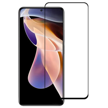 Закаленное защитное стекло Full Screen Tempered Glass для Xiaomi Redmi Note 11 Pro Plus, Black