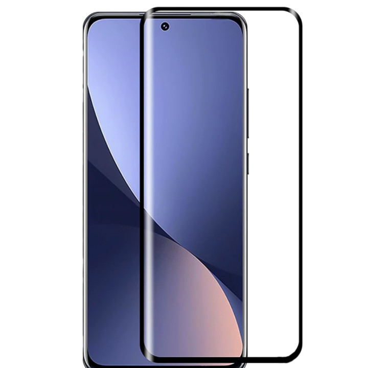 Закаленное защитное стекло Tempered Glass Full Screen 3D для Xiaomi Redmi Note 14 Pro+ 5G​ с рамкой для поклейки, Black