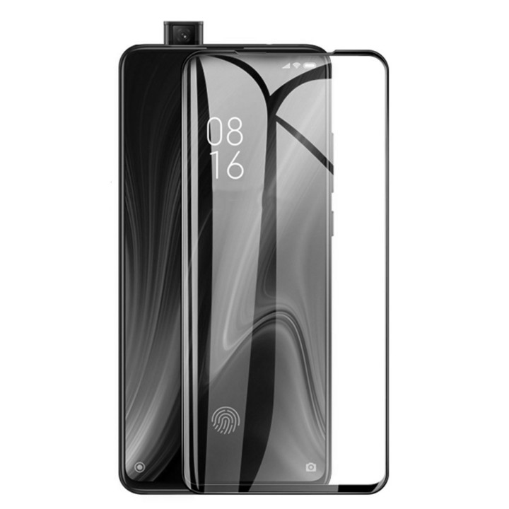 Захисне скло Full Screen Full Glue 6D Tempered Glass для Xiaomi Redmi Note 8 Pro, Black