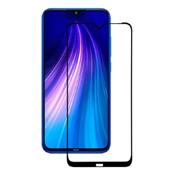 Захисне скло Full Screen Full Glue 5D Tempered Glass для Xiaomi Redmi Note 8 / Redmi Note 8 2021, Black