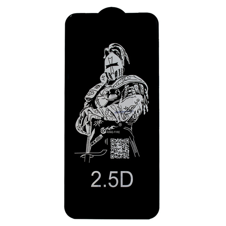 Защитное стекло Full Glue 2.5D King Fire для Xiaomi Redmi Note 9S, Black