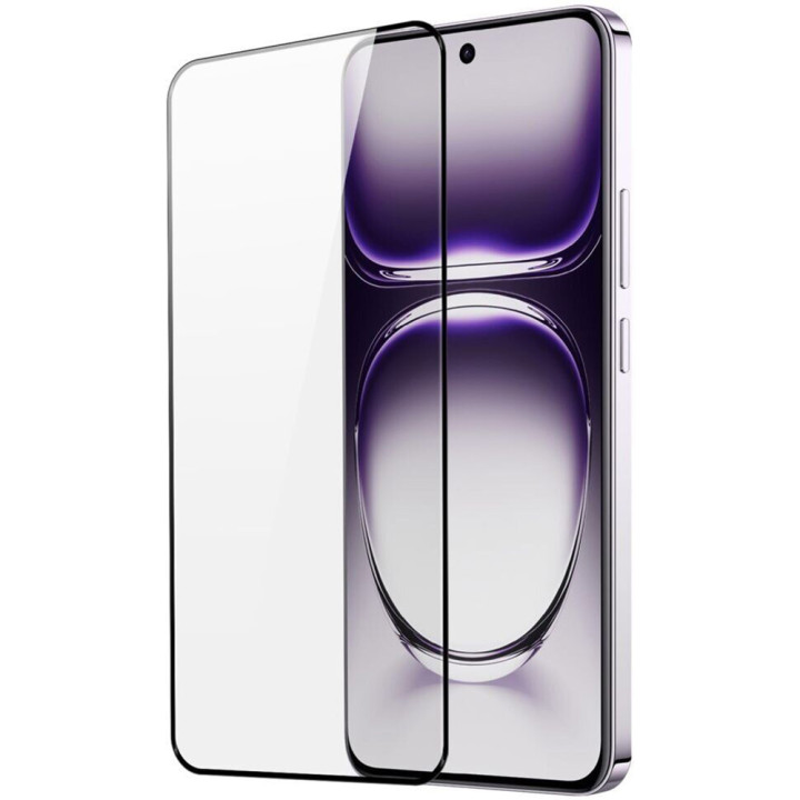 Защитное стекло 3D Full Screen Tempered Glass для Oppo Reno12 Pro, Black