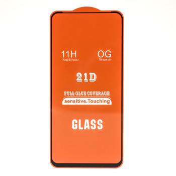 Захисне скло Tempered Glass 21D Full Glue для Xiaomi 13 з клейкою основою по всій поверхні, Black