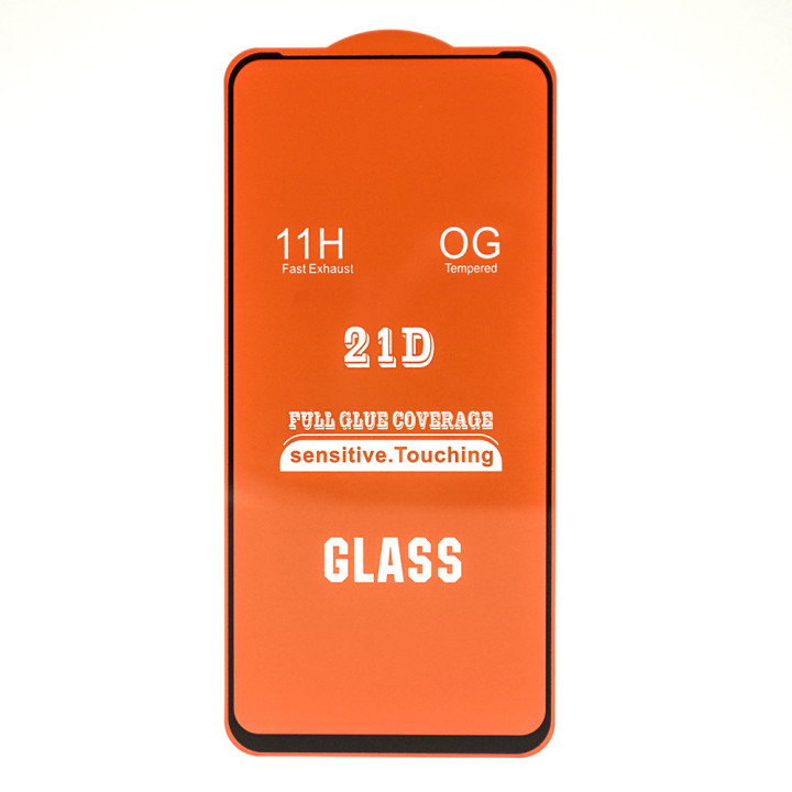 Захисне скло Tempered Glass 21D Full Glue для Xiaomi 13 з клейкою основою по всій поверхні, Black