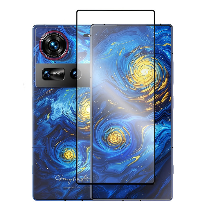  Защитное стекло Full Screen Tempered Glass для ZTE Nubia Z70 Ultra, Black