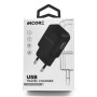 Мережевий зарядний пристрій INCORE 3207A USB 1.0A, без кабеля