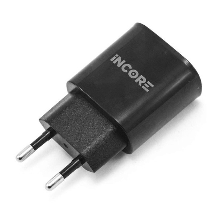 Сетевое зарядное устройство INCORE 4210D USB 2.0A, без кабеля