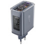 Сетевое зарядное устройство ACEFAST A45 PD65W QC 3.0 (2Type-C / 1USB), Grey