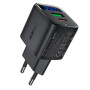 Сетевое зарядное устройство ACEFAST A116 Type-C PD35W / USB QC 3.0, Black