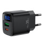 Сетевое зарядное устройство ACEFAST A116 Type-C PD35W / USB QC 3.0, Black