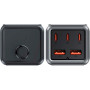 Сетевое зарядное устройство ACEFAST Z2 EU розетка / 3*USB-C 2*USB-A 4000W, Black