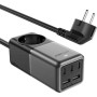 Зарядний пристрій ACEFAST Z2 EU розетка / 3*USB-C 2*USB-A 4000W, Black