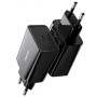 Мережевий зарядний пристрій Baseus CCFS-SN01 Type-C Quick Charger 1C 20W без кабеля, Black
