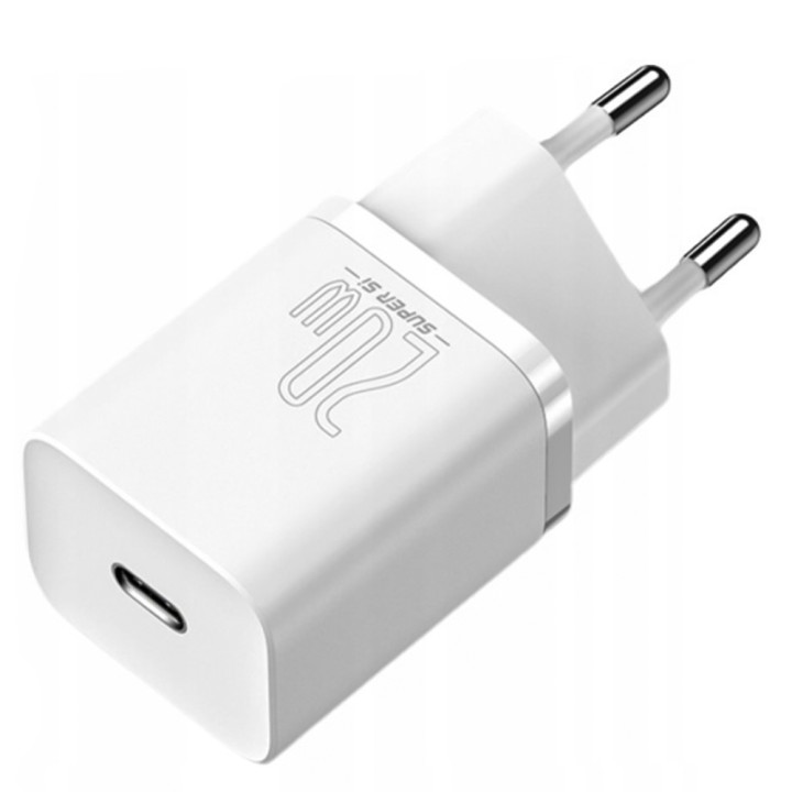 Сетевое зарядное устройство Baseus Super Si Quick Charger CCSUP-B02 1Type-C 20W, White