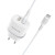 Сетевое зарядное устройство Borofone BA25A QC3.0 с кабелем Type-C 3A 1m, White