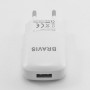 Мережевий зарядний пристрій Bravis micro USB 2.1A White