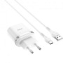 Сетевое зарядное устройство HOCO C12Q Smart QC3.0 18W 1USB Type-C, White