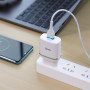 Мережевий зарядний пристрій HOCO C12Q Smart QC3.0 18W USB Type-C, White