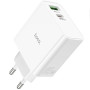 Сетевое зарядное устройство Hoco C113A Awesome PD65W QC3.0, White